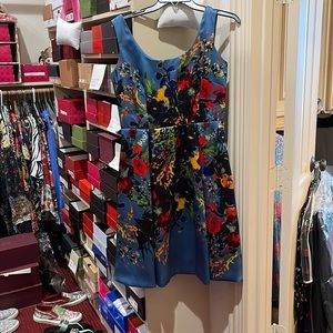 David Meister sleeveless midi dress